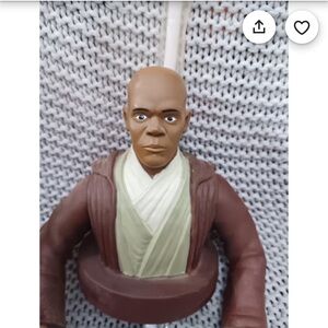 BUNDLE ONLY: 1999 Windu Star Wars Episode 1 Cup Topper